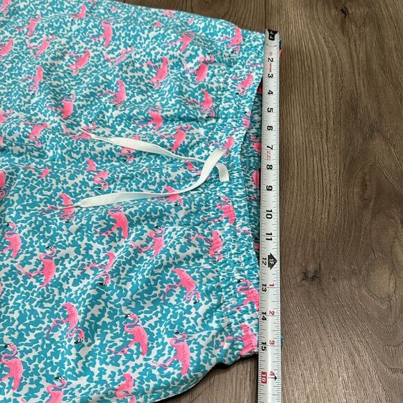 NWOT Chubbies 5.5"  Flamingo Print Swim Trunks Pink Blue Size Large - Picture 7 of 12